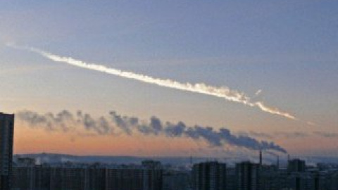 Метеоритный дождь прошел утром 15 февраля. Фото: @BBCWorld