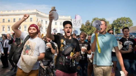 В Одесі пройшов перший "Шаурмарш". Фото:dumskaya.net