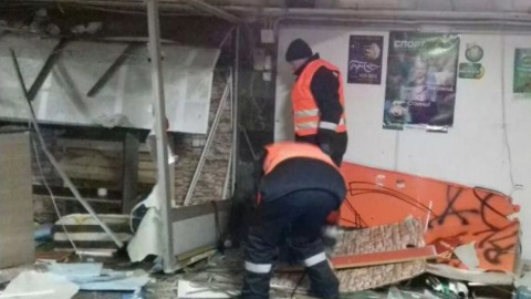 Відео дня: знесення МАФів у переході на Майдані Незалежності