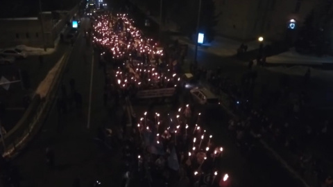 Смолоскипу ходу вулицями столиці присвятили захисникам Києва. Скріншот відео