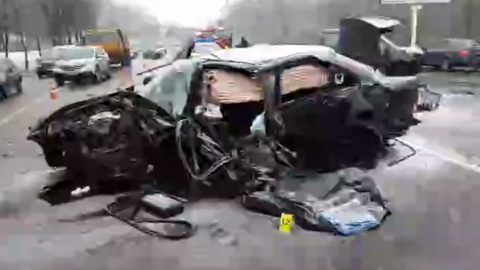 У лобовій ДТП в Києві загинув капрал поліції