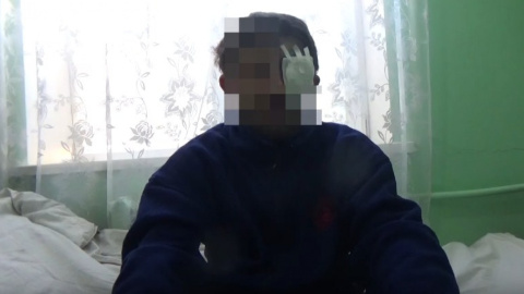Бойовик "здав" ватажків. Скріншот відео