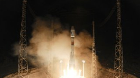 Запуск телескопа с космодрома Куру.