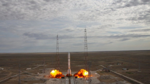Ракета стартувала у відповідності з графіком. Фото: twitter.com/roscosmos