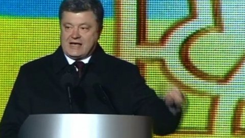 ​Речь Порошенко на Майдане в честь Героев Небесной сотни