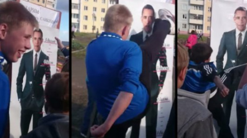 Власти российского Братска объяснили, что конкурс "Пни Обаму" на Дне молодежи был попыткой популяризировать каратэ