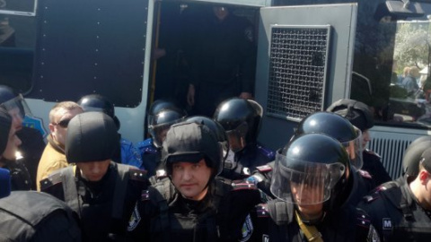 Київська міліція відпустила провокаторів, затриманих на мітингу комуністів