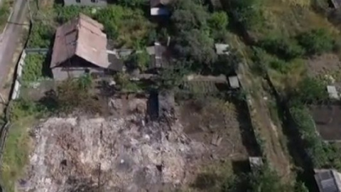 Бойовики не припиняють обстріли Горлівки. Безпілотник зняв наслідки