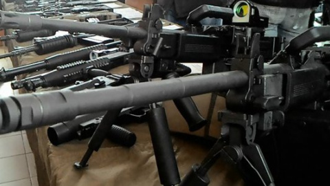 На полігоні під Києвом показали нову зброю для поліцейського спецназу