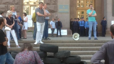 Протестувальники перекрили Хрещатик