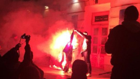 У центрі Запоріжжя пройшла смолоскипна хода, - ЗМІ