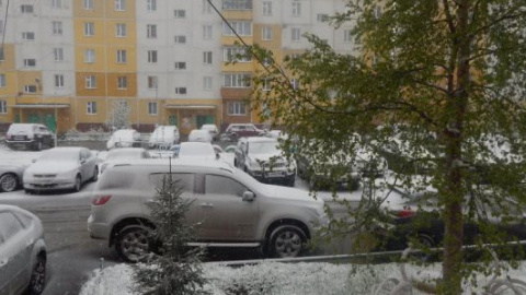 У перший день літа центральну Росію засипало снігом