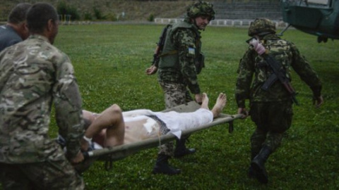 На Луганщине пять пограничников подорвались на глазах у журналистов