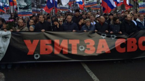 У Росії проходять ходи й мітинги на згадку про Бориса Нємцова