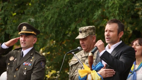 Гордійчук і Вакарчук разом заспівали гімн України. Скріншот відео