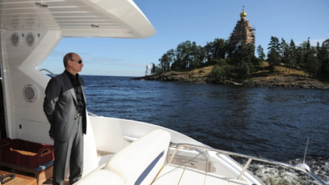Резиденції в Карелії місцеві жителі пов'язують з ім'ям Путіна. Фото: ptzgovorit.ru