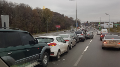Масштабна ДТП у Києві. Фото: соцмережі
