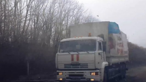 У Макіївку в'їхали 60 вантажівок російської "гуманітарки"