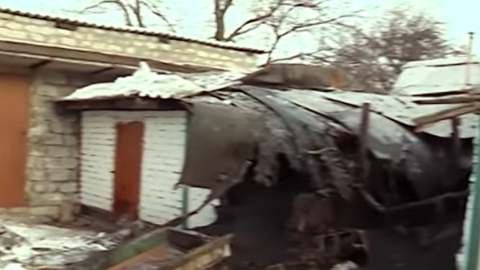 Обстріл у Макіївці. Скріншот відео Youtube Радіо Свобода