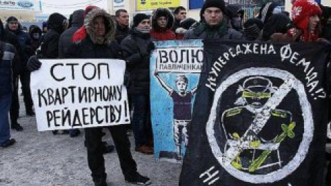 Акция прошла мирно. Фото с сайта svoboda.fm.