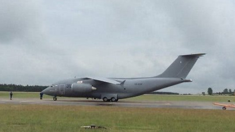 Український Ан-178 викликав фурор на виставці в Німеччині