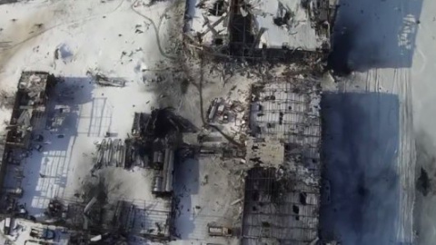 Волонтери виклали в мережу відео аерозйомки з донецького аеропорту
