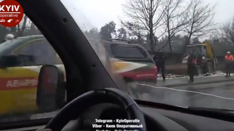 У Києві спалахнула пожежа на Червоному Хуторі