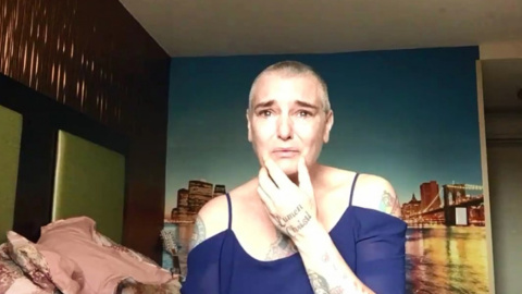 Скріншот відео facebook Sinead o'connor