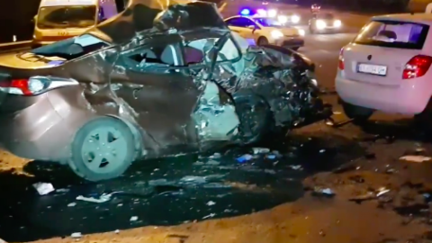 Один з водіїв помер на місці. Скріншот відео
