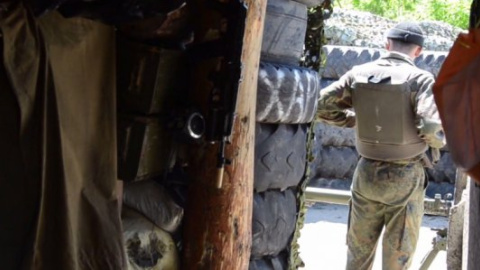 Опубліковано відео з блокпоста сил АТО біля Щастя