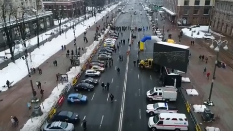 Відео дня: Велике жіноче ралі в Києві з висоти пташиного польоту