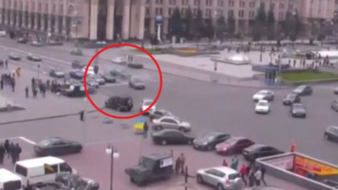 ​Опубликовано видео момента ДТП сына Порошенко