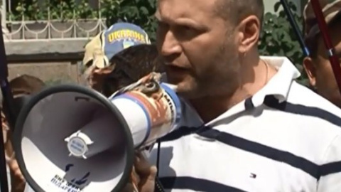 "Правый сектор" пикетировал в Киеве МВД из-за милицейского произвола в Одессе