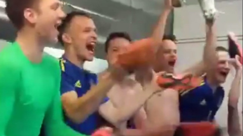 Живі емоції футболістів. Скріншот відео
