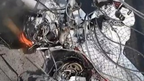 Столкновение произошло во время соревнований гоночной ассоциации Nascar. Скриншот видео с YouTube