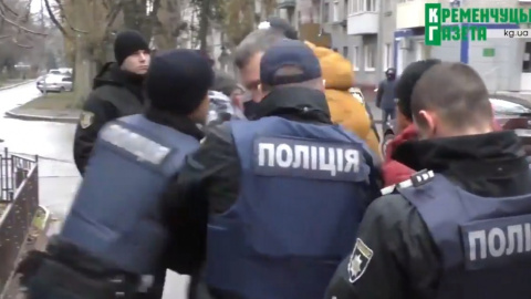 Перед Новим роком у Кременчуці учасники "Національних дружин" побилися з поліцією