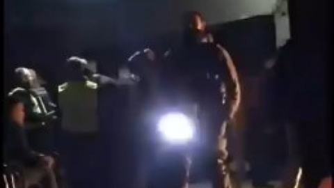 Відвідувачів били і забрали у військкомат. Скріншот відео facebook.com/ilgam.gasanov