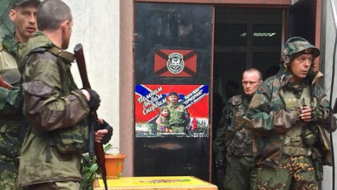Бойовики провели в останню путь свого ватажка