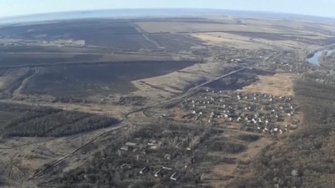 ​Волонтери опублікували відео розвідки позицій бойовиків в районі Щастя