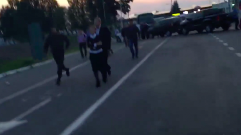 Тимошенко пішла за прихильниками Саакашвілі. Скріншот відео