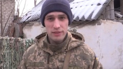 Військові привітали з Новим роком. Скріншот відео 