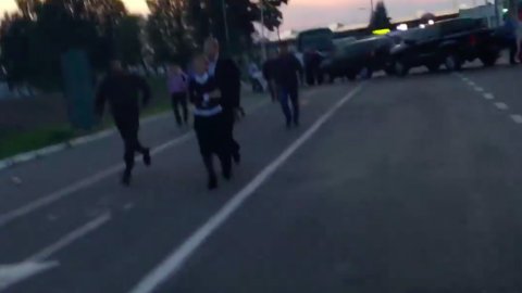 Тимошенко последовала за сторонниками Саакашвили. Скриншот видео
