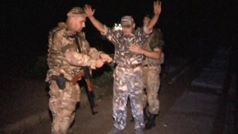 Ночной рейд батальона Нацгвардии "Киев 1" в Донецкой области