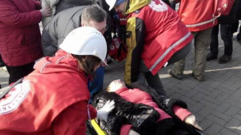 Жінку, яка захищала пам'ятник Леніну в Запоріжжі, госпіталізували