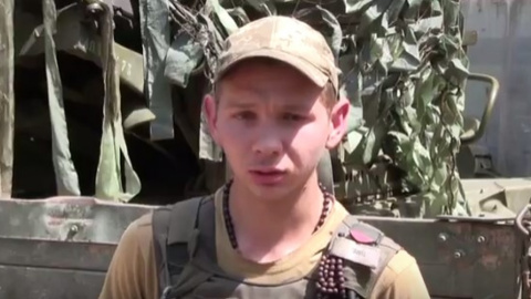 Військові збили безпілотник. Скріншот відео 