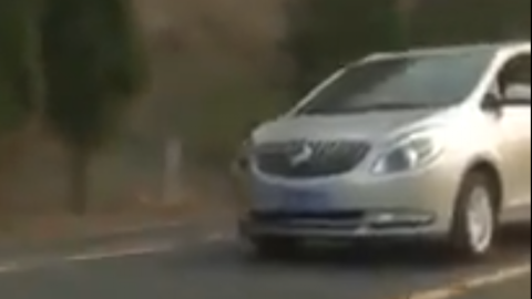 Музична дорога в Китаї. Скріншот відео