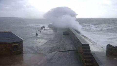 На Британію обрушився шторм. Фото: Porthcawl Lifeboats
