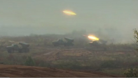 У Росії заявили, що залпи не потрапили до журналістів. Скріншот відео 