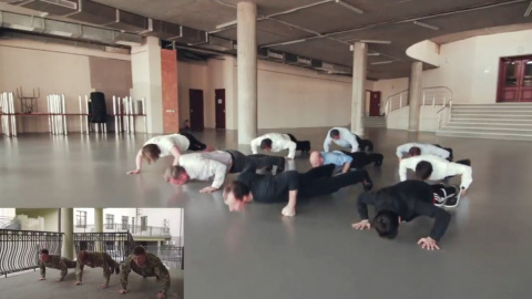 #22PushUpChallengе британского посольства. Скриншот видео
