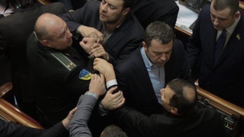 Друга бійка сталась між Ляшком і депутатами від "Волі народу"
